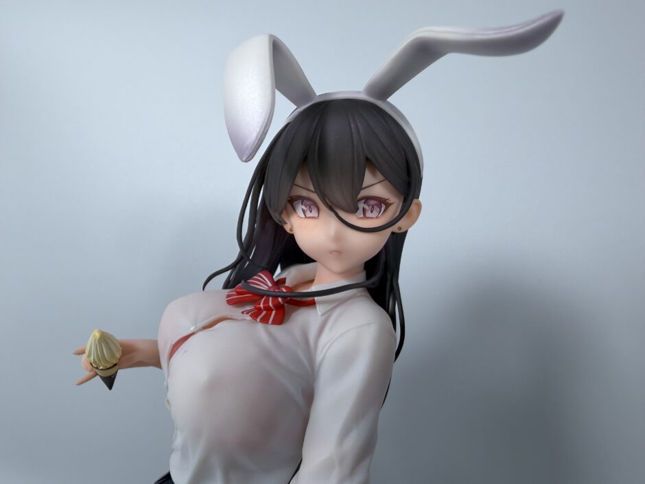 ポップキュン 西連寺真希フィギュアのバニー耳つき顔