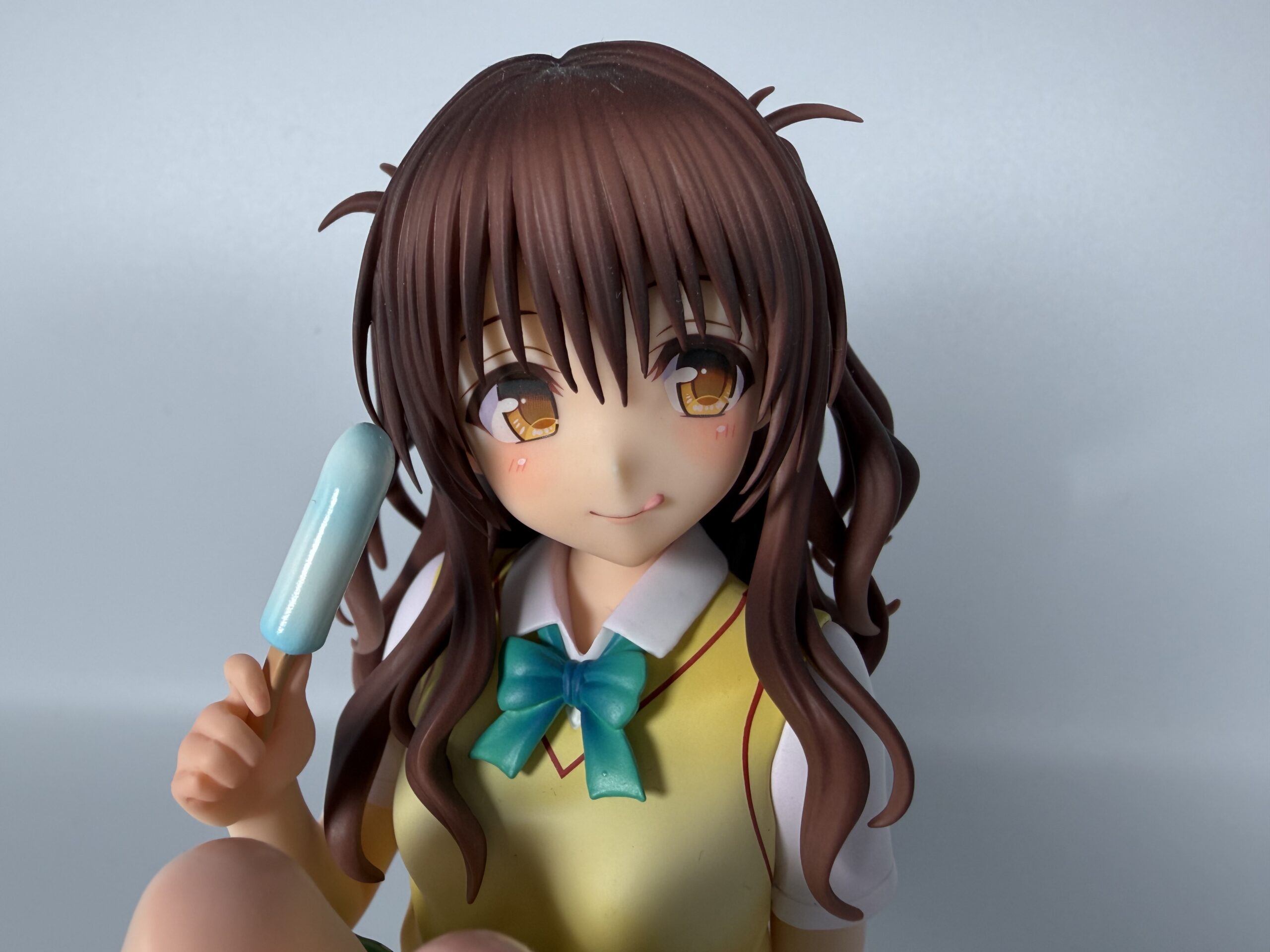 結城美柑 高校生verフォギュアの顔をアップにした写真