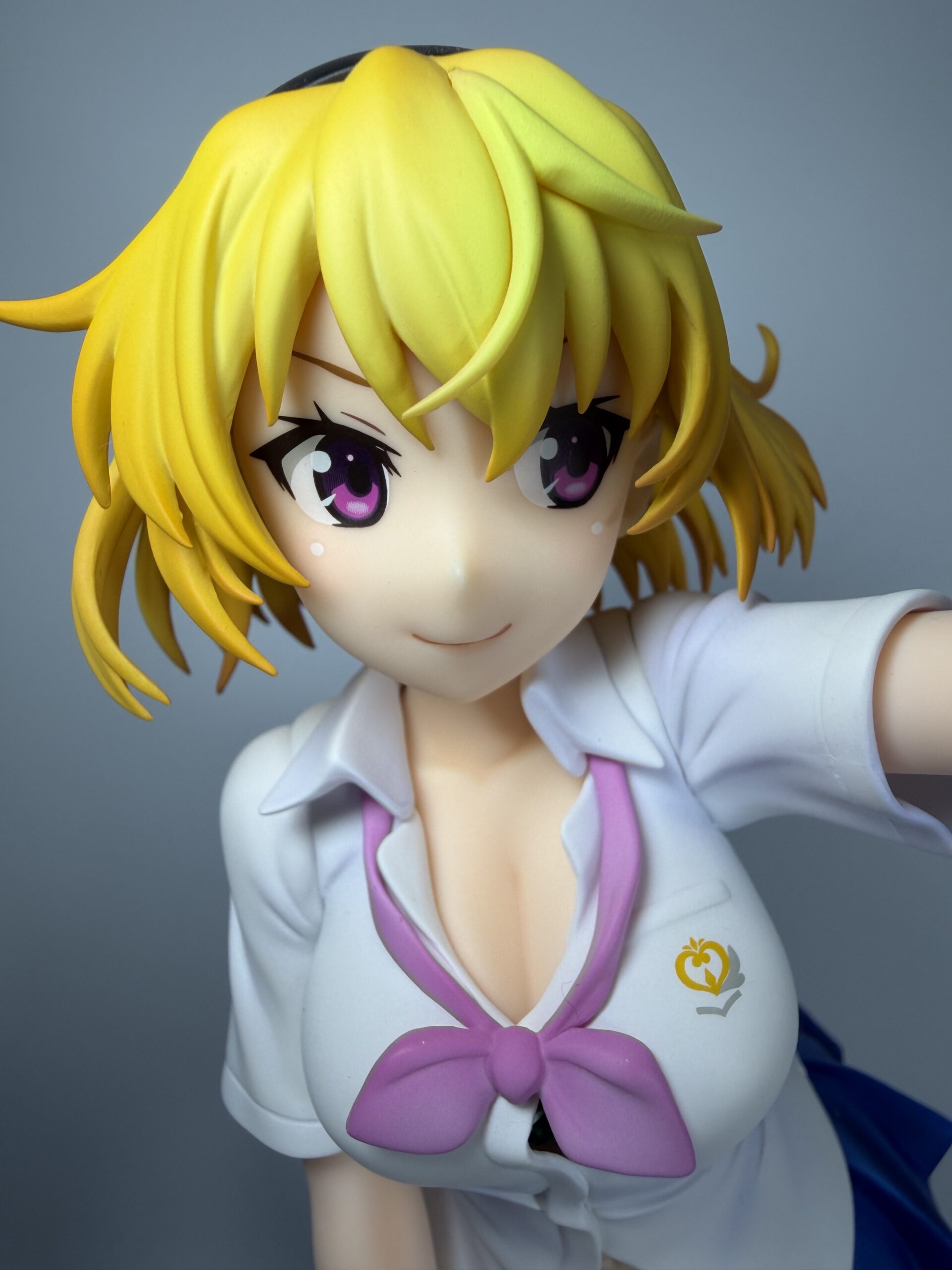 Miyuki 北条沙都子 高校生ver フィギュアの顔を付け替えたバストアップ（正面）