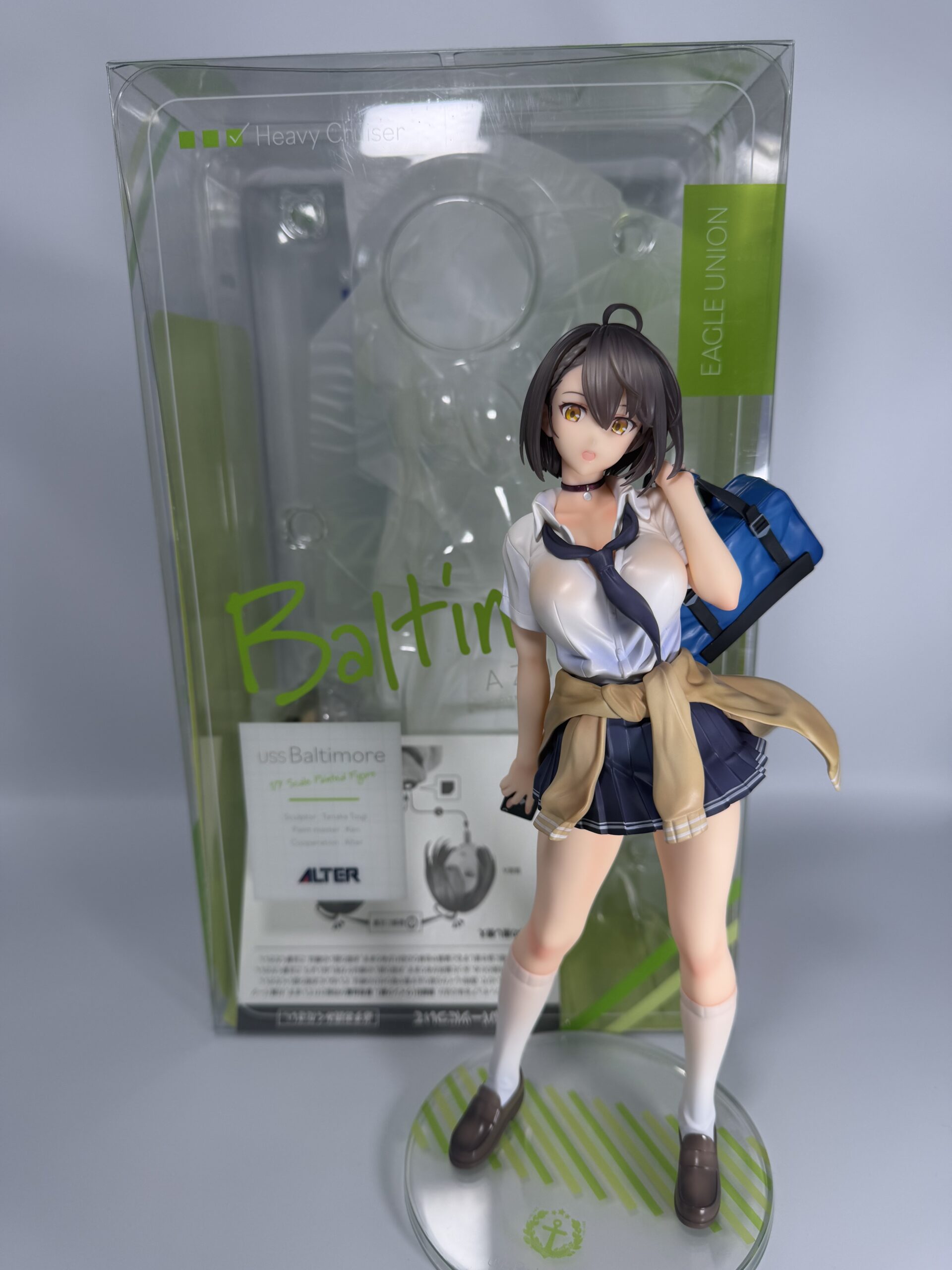 アルター ボルチモア エースの放課後verフィギュアの本体と外箱