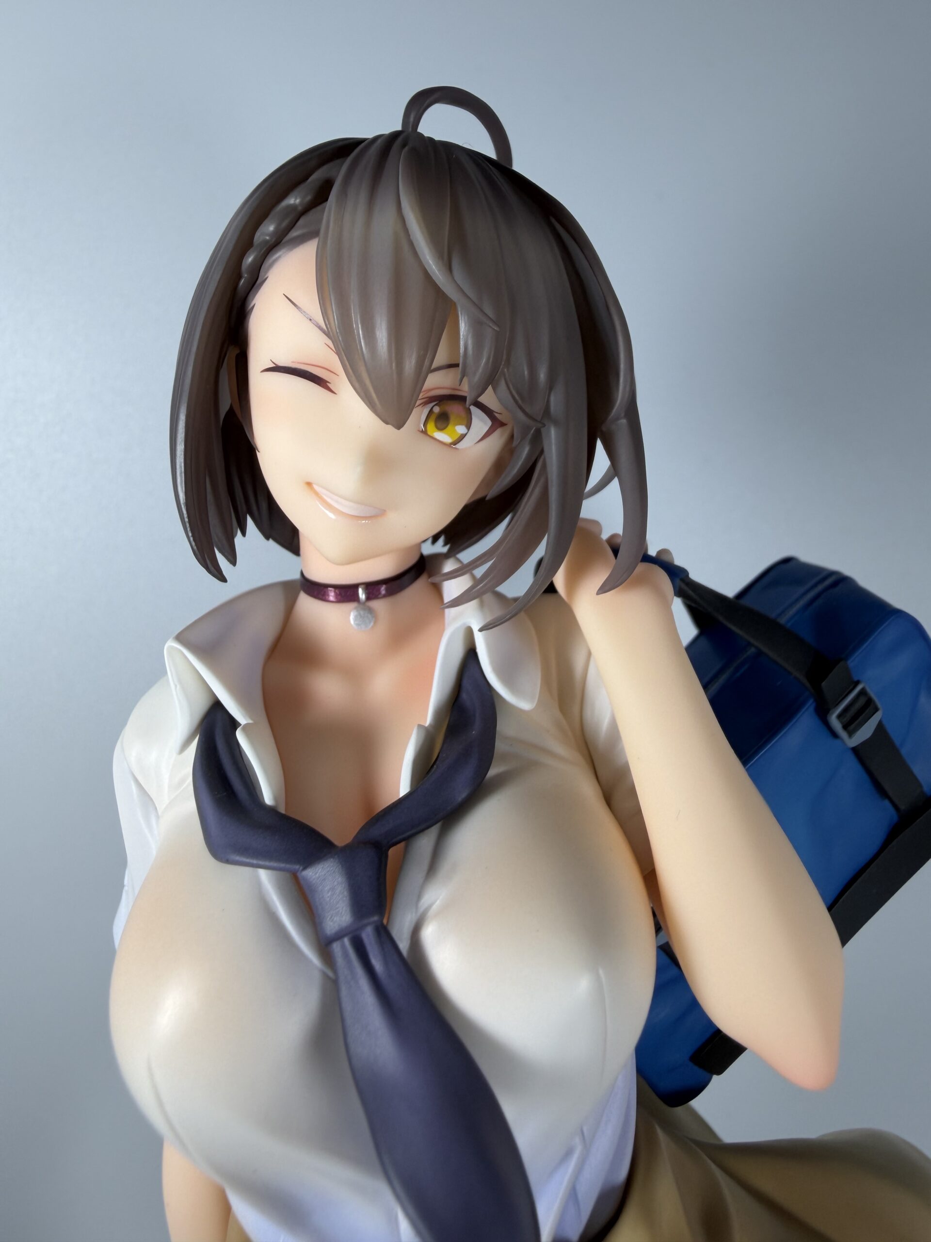 アルター ボルチモア エースの放課後verフィギュアの付け替えパーツをつけたバストアップ（正面）